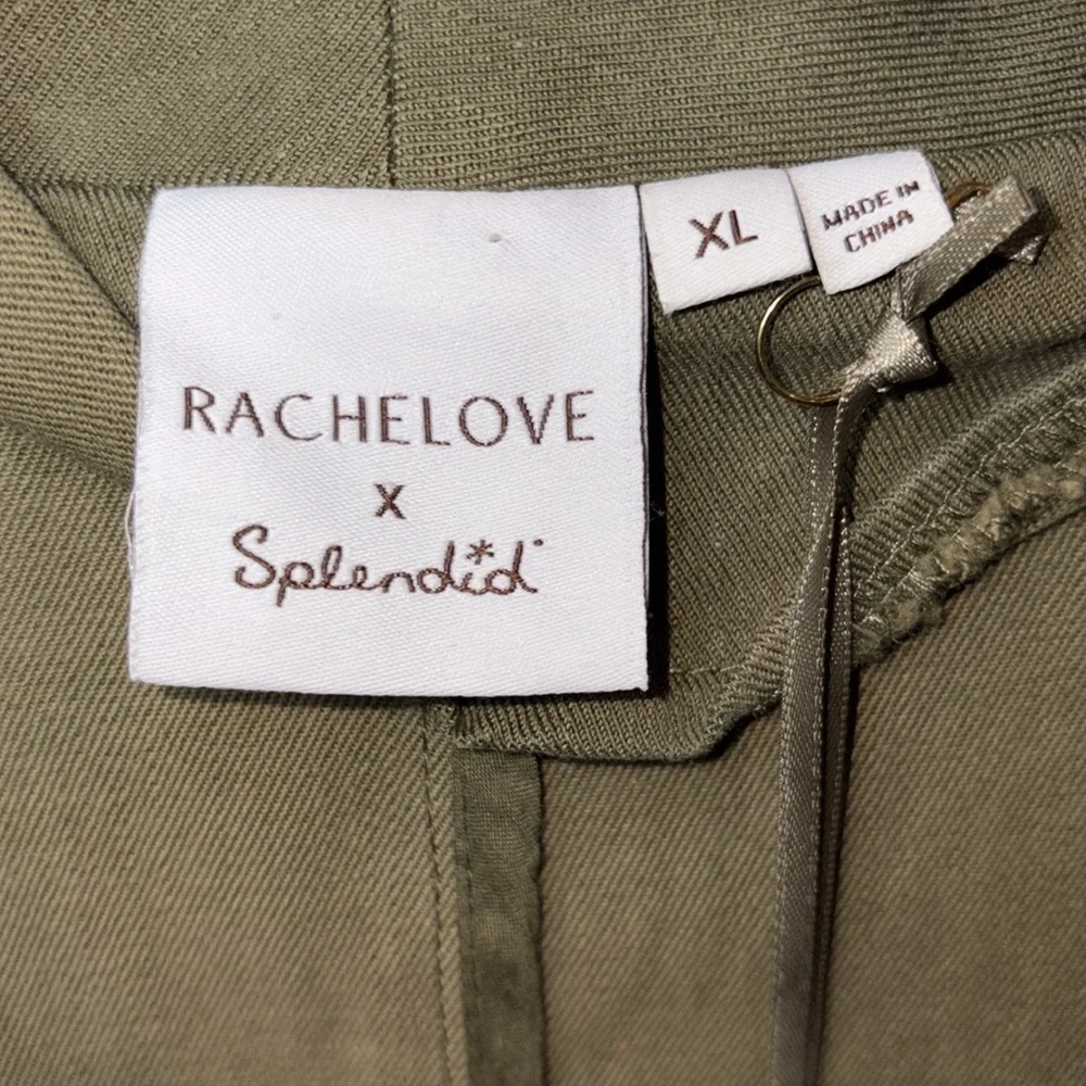 Splendid NWT Cropped Blazer Single Button Size XL Olive Green